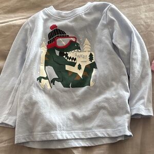 Garanimals Light Blue Dino Long Sleeve Tee